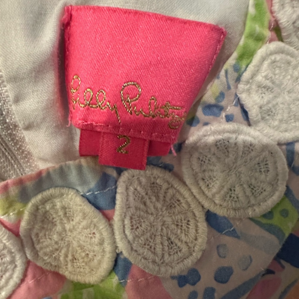 Lilly Pulitzer Floral Embroidered Dress - Picture 2 of 2